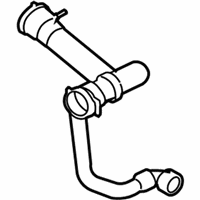 OEM 2010 BMW X5 Upper Coolant Hose - 17-12-7-536-230