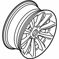 OEM 2012 BMW 335i Light Alloy Rim - 36-11-6-791-480