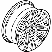 OEM BMW 335i Light Alloy Rim - 36-11-8-036-933