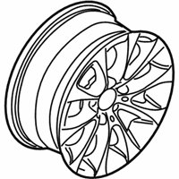 OEM 2012 BMW 335i Light Alloy Rim - 36-11-6-768-854