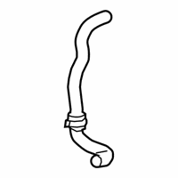 OEM 2020 Lexus RX450h Hose, Radiator, NO.2 - 16572-0P360