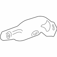 OEM Lexus LS460 Insulator, Exhaust Manifold Heat, NO.1 - 17167-38090