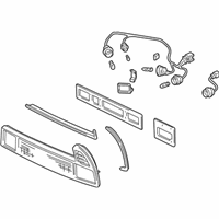 OEM 1995 Acura NSX Taillight Assembly, Driver Side - 33550-SL0-A03