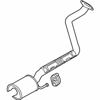 OEM 2015 Kia Forte5 Center Muffler Assembly - 28650A7750