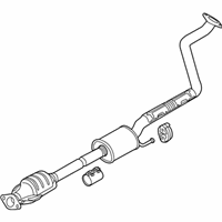 OEM Kia Forte5 Center Muffler Complete - 28600A7750