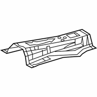 OEM 2022 Lexus RC F Panel, Front Floor, Center - 58113-53030