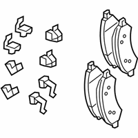 OEM 2008 Chrysler Aspen Pad Kit-Front Disc Brake - 2AMV1350AC