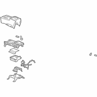 OEM 2014 GMC Sierra 2500 HD Console Assembly - 20869718