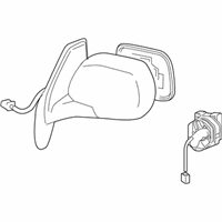 OEM 2008 Lexus RX400h Mirror Assy, Outer Rear View, LH - 87940-48230-A0