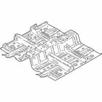 OEM 2018 Hyundai Kona Panel Assembly-Floor, Ctr - 65100-J9000