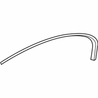 OEM 2020 BMW 530e xDrive Finisher, Window Frame, Top, Door Rear Left - 51-35-7-390-125