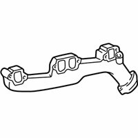 OEM 1996 Dodge Ram 2500 Right Exhaust Manifold - 53010188
