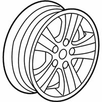 OEM 2009 Saturn Vue Wheel, Alloy - 96851720