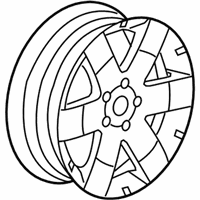 OEM 2010 Saturn Vue Wheel Rim-17X7 - 22978111