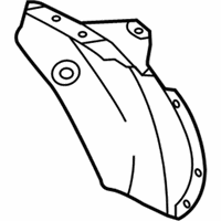 OEM 2018 Hyundai Elantra GT Rear Wheel Rear Guard Assembly, Left - 86825-G3000