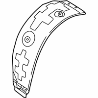 OEM 2018 Hyundai Elantra GT Rear Wheel Guard Assembly, Left - 86821-G3000