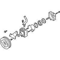 OEM 2015 Infiniti QX70 Power Steering Pump Assembly - 49110-1CB0B