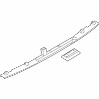 OEM 2006 BMW 750i Trunk Lid Grip - 51-13-7-139-745