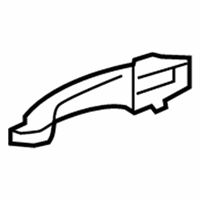 OEM 2012 Chrysler 200 Handle-Exterior Door - 1KR95WS2AD