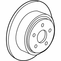 OEM 1997 Ford F-250 Rotor - YL3Z-1V125-FB