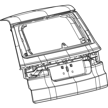 OEM 2022 Jeep Wagoneer LIFTGATE - 68551491AA