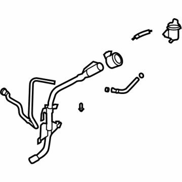 OEM 2020 Hyundai Sonata Filler Neck & Hose Assembly - 31030-L5500