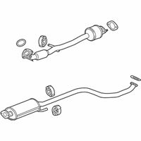 OEM 2015 Chevrolet Spark EV Exhaust Muffler (W/Exhaust Pipe) - 95146221