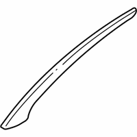 OEM Acura Garnish, Driver Side (Platinum White) - 84151-SL0-A01ZD