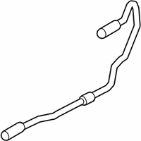 OEM 2013 BMW ActiveHybrid 5 Coolant Hose - 17-12-7-580-963