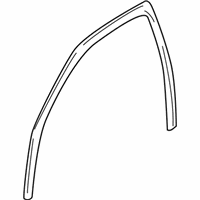 OEM 2005 Kia Rio Weatherstrip-Front Door, LH - 0K32A59770B
