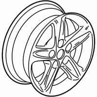 OEM 2019 Chevrolet Malibu Wheel, Alloy - 84711517
