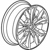 OEM 2022 Chevrolet Malibu Wheel, Alloy - 23389657