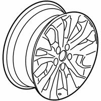 OEM 2018 Chevrolet Malibu Wheel, Alloy - 84176674