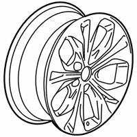 OEM 2022 Chevrolet Malibu Wheel, Alloy - 22969724