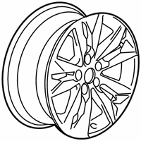 OEM 2018 Chevrolet Malibu Wheel, Alloy - 22969723