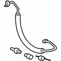 OEM 2011 Buick Lucerne Discharge Hose - 22752061