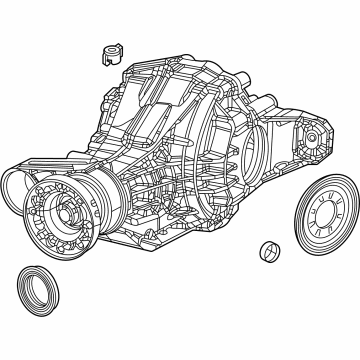 OEM 2016 Jeep Grand Cherokee Different-Rear Axle - 68378937AB