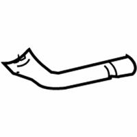 OEM Dodge Ram 1500 Fuel Filler Hose - 55398621AE