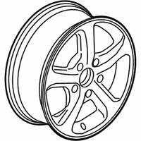 OEM 2015 Honda Civic Disk, Aluminum Wheel (15X6J) (Aap St Mary'S) - 42700-TR3-A61