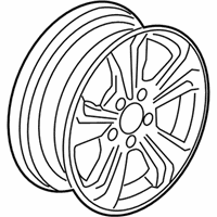 OEM 2015 Honda Civic Disk, Aluminum Wheel (16X6 1/2J) (Dicastal) - 42700-TS8-A91