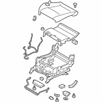 OEM Infiniti M56 Cushion Assembly - Front Seat - 87350-1MK6B