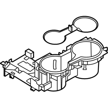 OEM 2022 Kia K5 Cup Holder Assembly - 84670L3000