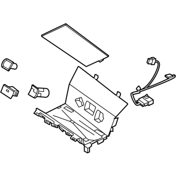 OEM Kia K5 Tray Assembly-Floor Cons - 84630L3500WK