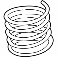 OEM 2002 Chrysler Sebring Front Coil Spring - MR455127