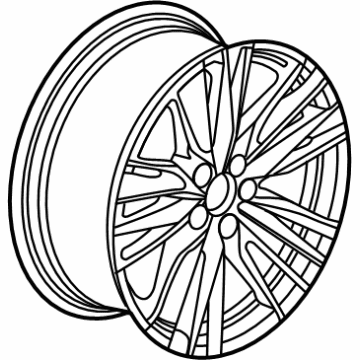 OEM 2020 Cadillac CT4 Wheel - 84169699