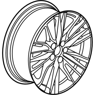 OEM 2020 Cadillac CT4 Wheel - 84169697