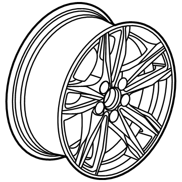 OEM 2020 Cadillac CT4 Wheel - 84169695