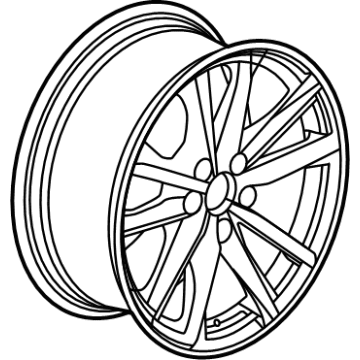 OEM 2020 Cadillac CT4 Wheel - 84169698