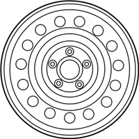 OEM Kia Soul Wheel Assembly-Steel - 52910B2050