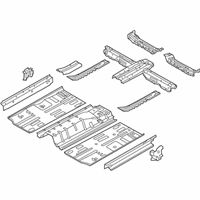 OEM Hyundai Elantra Panel Assembly-Floor, Center - 65100-3Y500